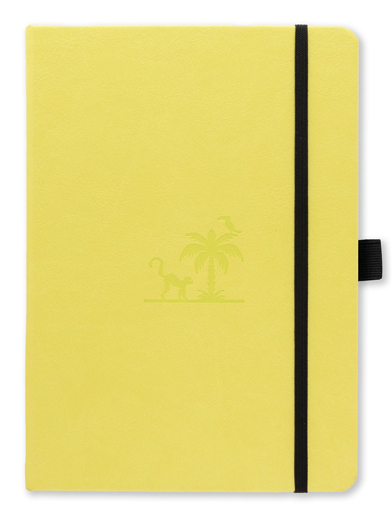 Bild på Dingbats* Earth A5+ Lime Yasuni Notebook - Dotted